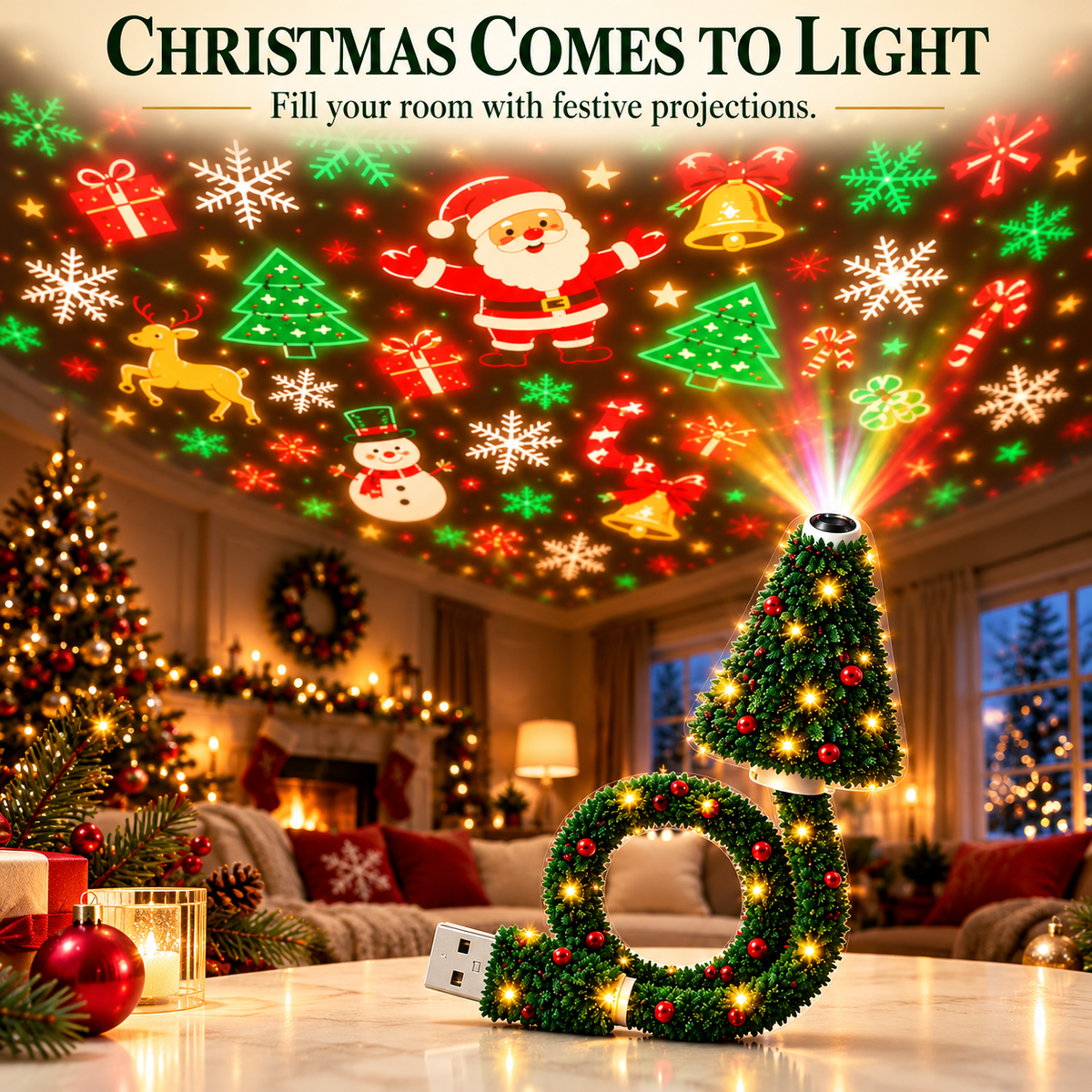 Magical Christmas Projector